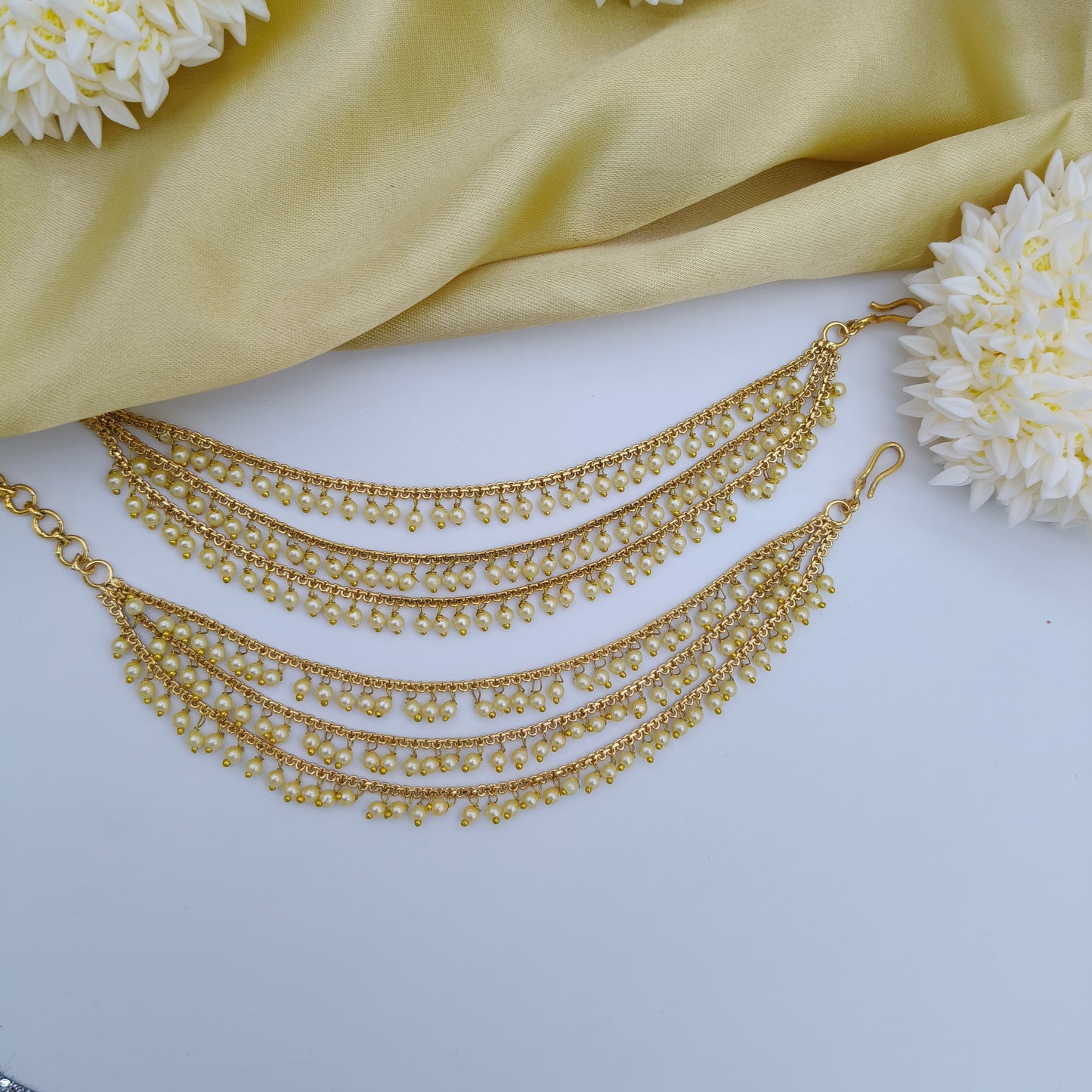 Bridal pearl maati