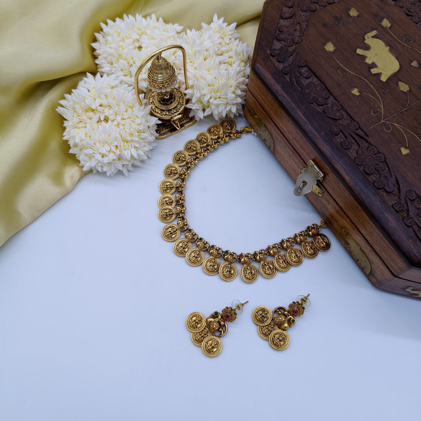 Mayura coin necklace