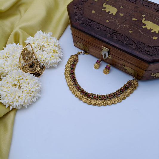 Traditional kashi necklace set