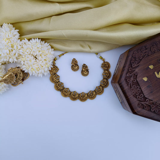 Lakshmi nagas necklace