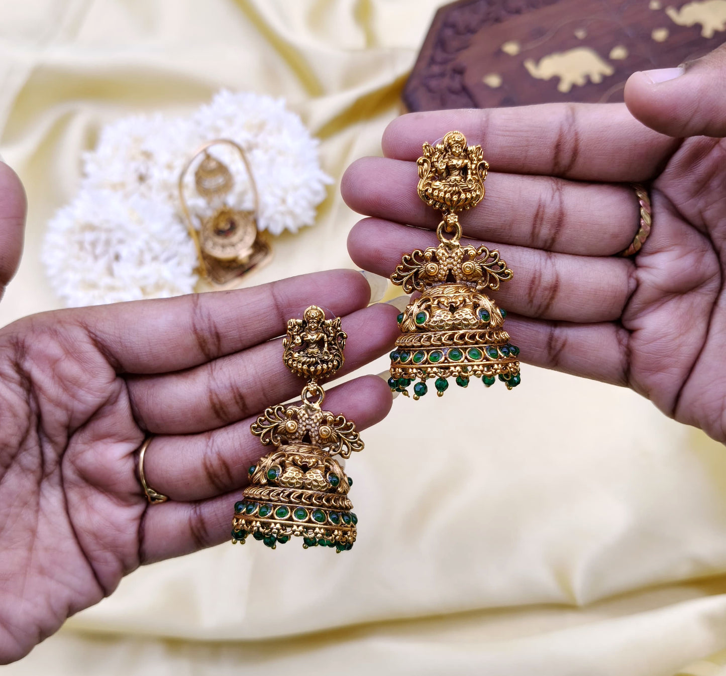 Green Bridal Lakshmi