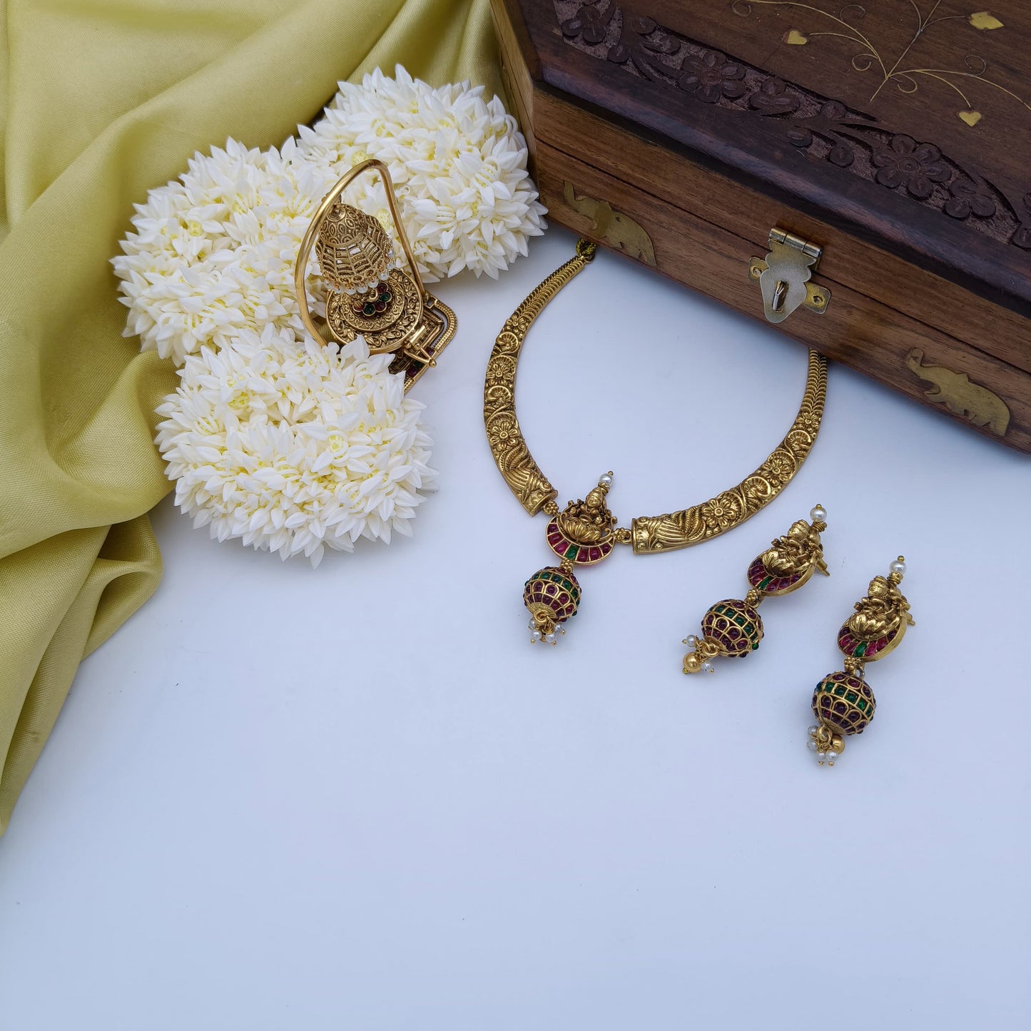 Premiyum kanti necklace set