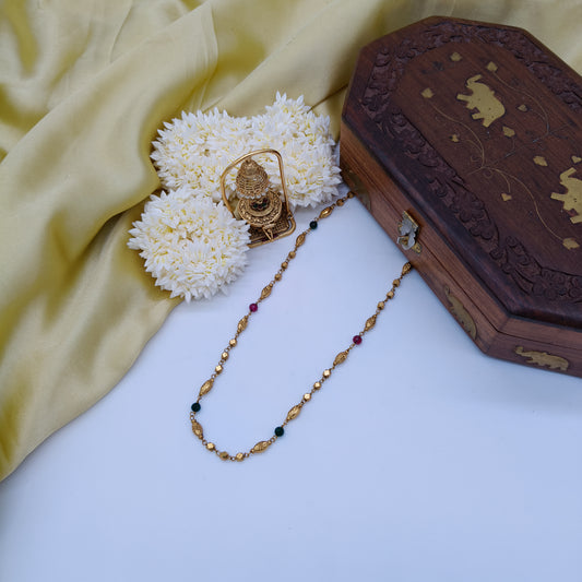 Gold beads chain