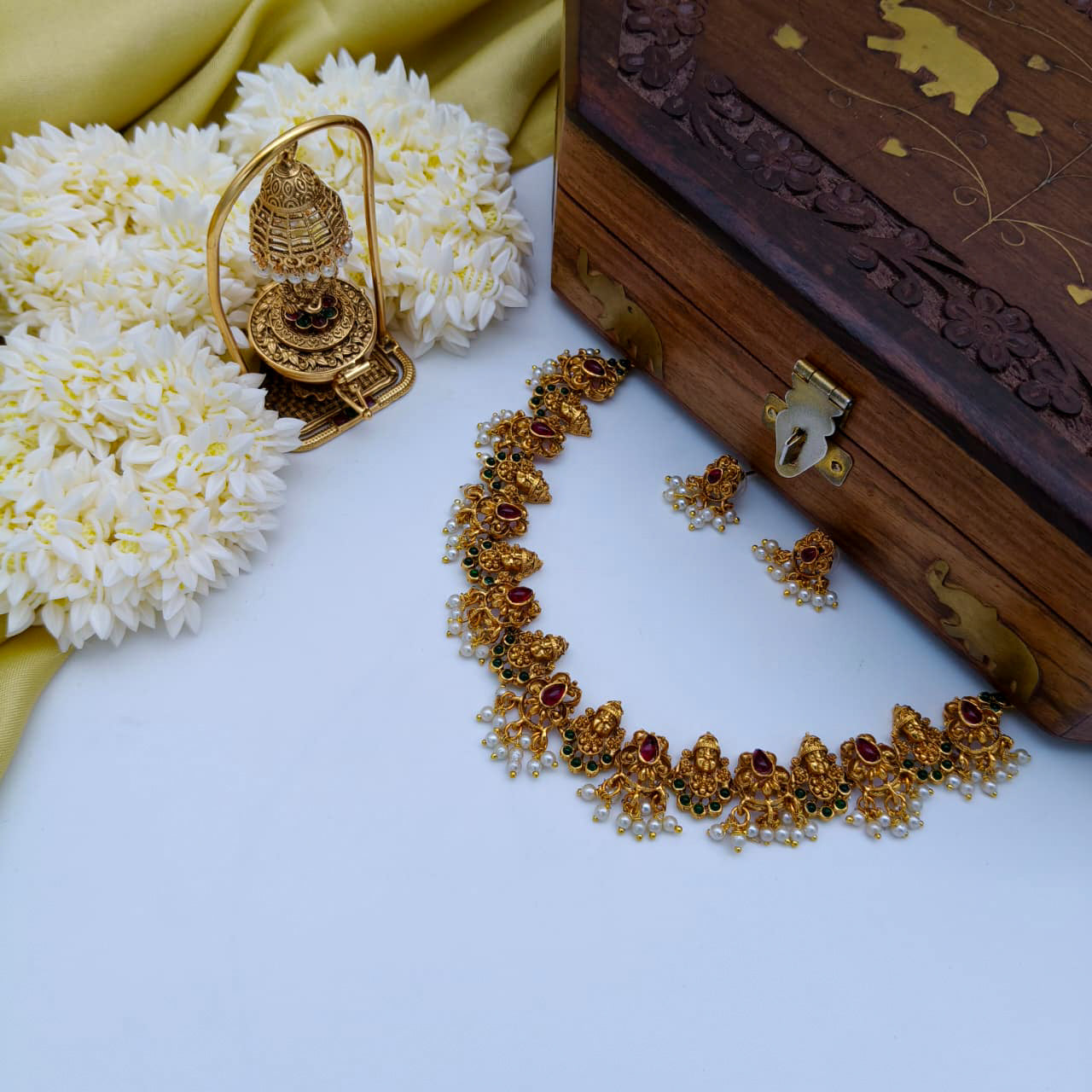 Ruby venkatesha necklace