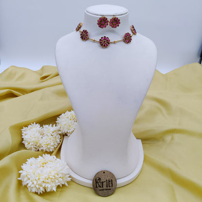 Phoolrika Blossom Choker Set