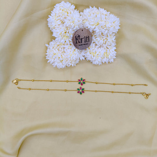 Flower anklet
