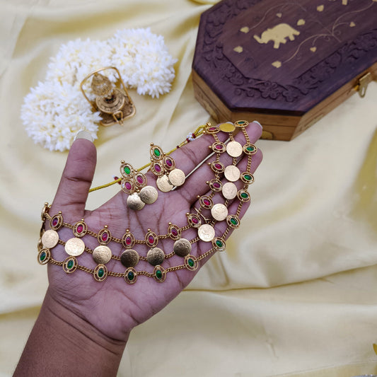 Layered kashi choker