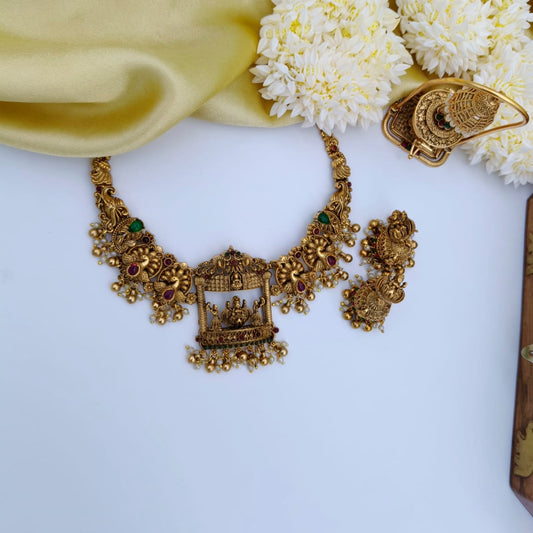 Shree Lakshmi Temple necklace