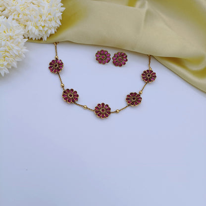Phoolrika Blossom Choker Set