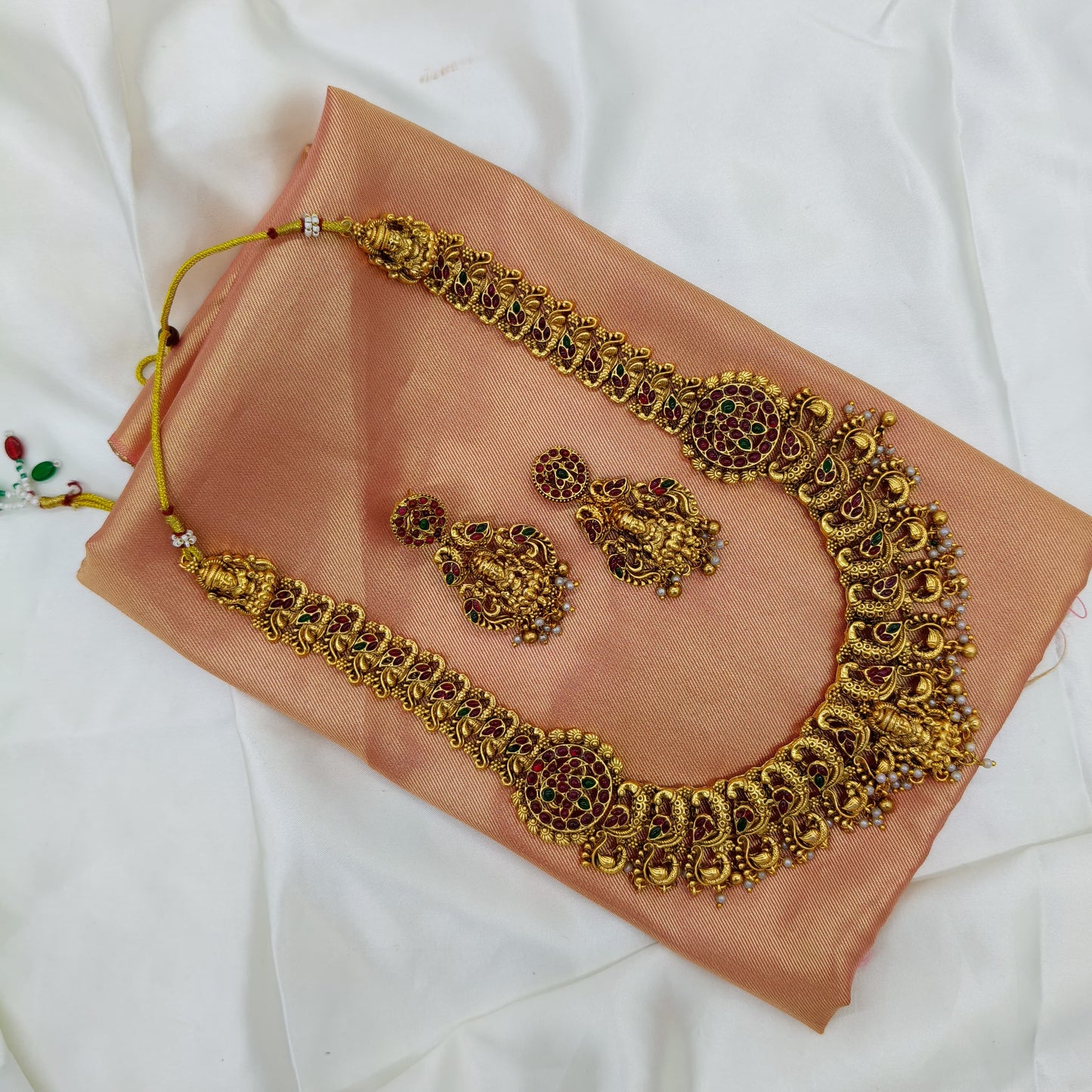 Bridal peacock lakshmi