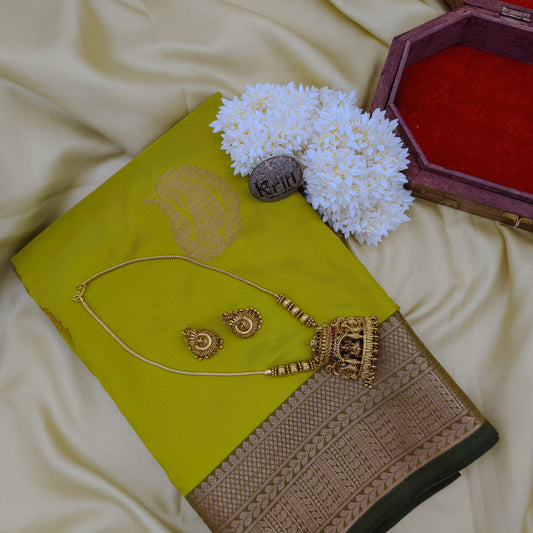 Half temple lakshmi chain