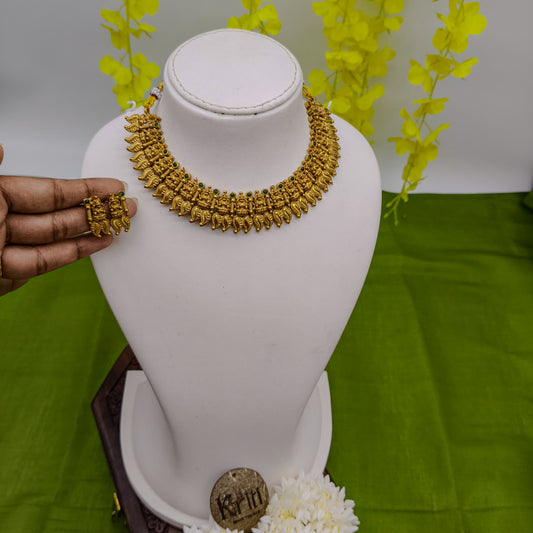 Lakshmi manga necklace