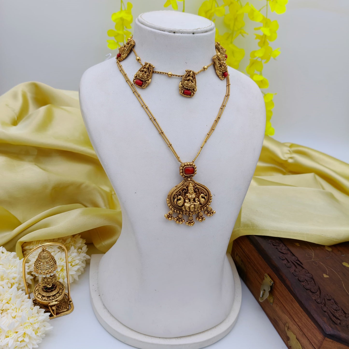 Orange lakshmi combo